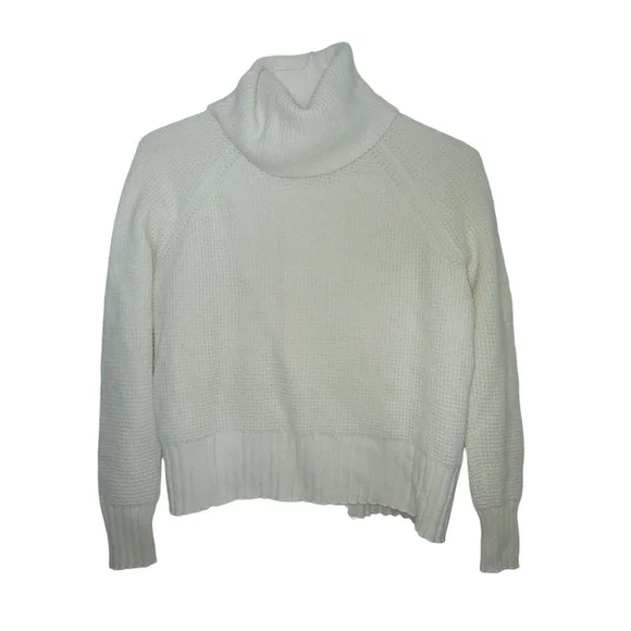 Women's Madewell Cowl Neck Sweater XS Off-White - Picture 2 of 10